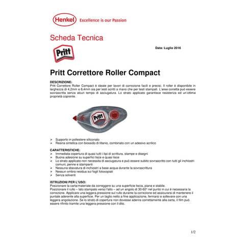 Correttore a nastro Pritt compact flex