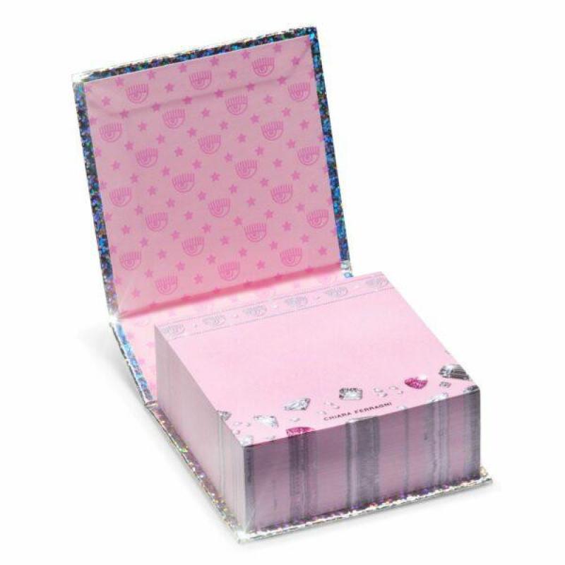 CHIARA FERRAGNI x PIGNA - FOGLIETTI ADESIVI 7,5 x 7,5 cm.