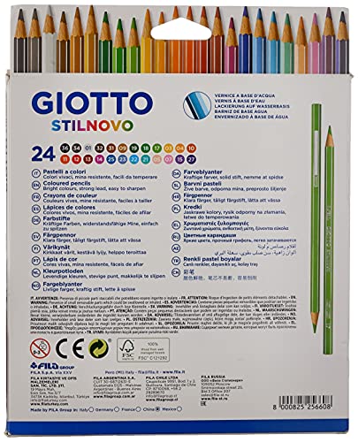 Giotto Stilnovo Pastelli a Colori 24 pezzi